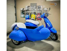 Sidecar Kit For Vespa Sky Blue Edition